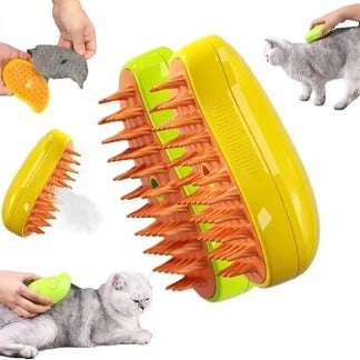2-in-1 Self-Cleaning Pet Grooming Brush for Dogs & Cats